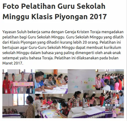 suluh guru sekolah minggu piyongan
